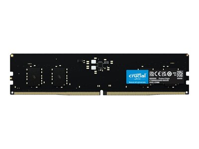 Crucial 8GB PC5-44800 288-pin DDR5 SDRAM UDIMM, CT8G56C46U5, 41661824, Memory