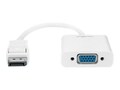 RocStor DisplayPort to VGA M F Adapter, White, Y10A102-W1, 31209034, Adapters & Port Converters