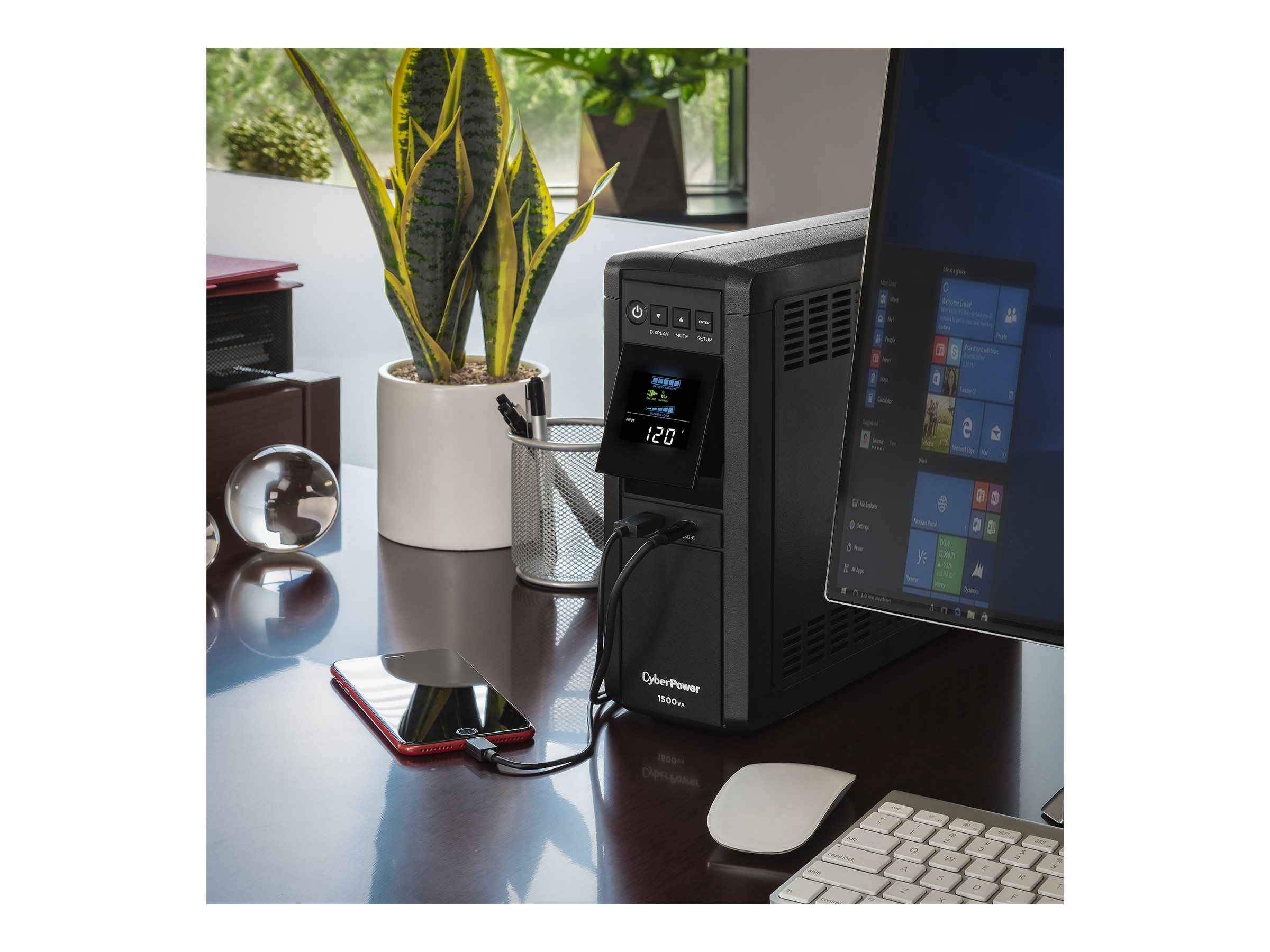 CyberPower 1500VA 900W PFC Compatible Pure Sine Wave UPS