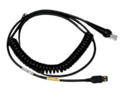Honeywell USB Black Type A, Coiled, 5V Host Power Standard Cable, 5m, CBL-500-500-C00, 11624847, Cables