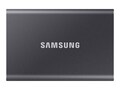 Samsung 4TB T7 USB 3.2 Portable Solid State Drive - Titan Gray, MU-PC4T0T/AM, 41788553, Solid State Drives - External