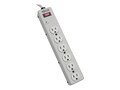 Tripp Lite Surge Suppressor (6) NEMA 5-15R Outlets 1340 Joules 6ft. Cord Wallmount or Desktop, TLM606HJ, 7290590, Surge Suppressors