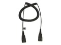 Jabra QD to QD Coiled Extension Cord - 2m, 8730-009, 16239331, Headphone & Headset Accessories