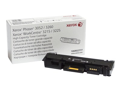 Xerox Black High Capacity Toner Cartridge for Phaser 3260 & WorkCentre 3215 & 3225 Series, 106R02777, 18174324, Toner and Imaging Components - OEM
