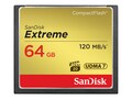 SanDisk 64GB Extreme CompactFlash Memory Card, SDCFXS-064G-A46, 16434410, Memory - Flash