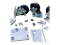 SKB Cases Caster Plate and Wheel Kit For Use With Military Standard Cases, 3SKB-CAST1, 5678398, Carrying Cases - Other