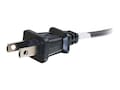 C2G Non-Polarized Power Cord IEC320 C7 To NEMA 1-15P 6ft, 27398, 7052372, Power Cords C2G Non-Polarized Power Cord IEC320 C7 To NEMA 1-15P 6ft, 27398, 7052372, Power Cords
