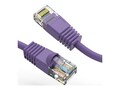 Axiom Cat5e 350MHz UTP Molded Boot Patch Cable, Purple, 15ft, C5EMB-P15-AX, 17533524, Cables