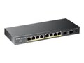 Zyxel 8-Port GbE PoE Unmngd Switch w GbE Uplink, GS1100-10HP, 32302020, Network Switches Zyxel 8-Port GbE PoE Unmngd Switch w GbE Uplink, GS1100-10HP, 32302020, Network Switches