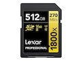 Lexar LEXAR PROFESSIONAL 1800X - SD, LSD1800512G-BNNNG , 41884670, Memory - Flash Lexar LEXAR PROFESSIONAL 1800X - SD, LSD1800512G-BNNNG , 41884670, Memory - Flash