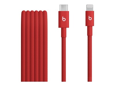 Apple Beats USB-C to Lightning Woven Cable, Rapid Red, 1.5m, MFEH4LL/A                     , 41994969, Cables