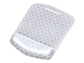 Fellowes PlushTouch Mouse Pad Wrist Rest, Gray Lattice, 9549701, 33602104, Ergonomic Products Fellowes PlushTouch Mouse Pad Wrist Rest, Gray Lattice, 9549701, 33602104, Ergonomic Products