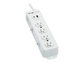Tripp Lite Safe-IT UL 1363 Medical-Grade 4 Outlet Power Strip w  USB Charging, Safety Covers, 15ft Cord, PS-415-HGUSB                  , 41820274, Power Strips