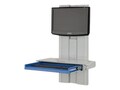 Capsa A36 Slim Line, Premium, Wall Mounted Tech, FG9A3600PTB, 12880834, Computer Carts - Medical Capsa A36 Slim Line, Premium, Wall Mounted Tech, FG9A3600PTB, 12880834, Computer Carts - Medical