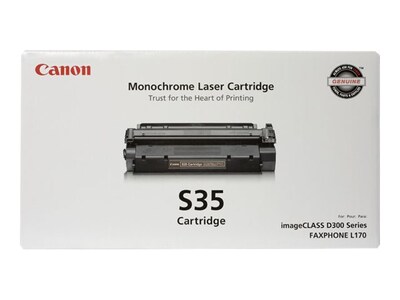Canon S35 Black Cartridge for imageclass D320 & D340 Printers, 7833A001, 442032, Toner and Imaging Components - OEM