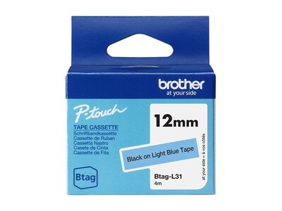 Brother 0.47 IN X 13.1 FT 12 MM X 4 M, BTAGL31                       , 41959719, Paper, Labels & Other Print Media