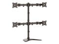 StarTech.com Steel Quad Monitor Stand for VESA Displays up to 27, ARMBARQUAD, 33802991, Stands & Mounts - Desktop Monitors