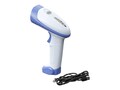 Ambir USB Barcode Scanner - White Blue , BR100-WH                      , 41876789, Bar Code Scanners