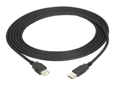 Black Box USB 2.0 Type A M F Passive Extension Cable, Black, 6ft, USB05E-0006, 32677091, Cables