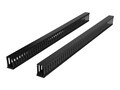 CyberPower Carbon Rack Cable Management Vertical Finger Duct Cable Manager, CRA30001, 33221053, Rack Cable Management
