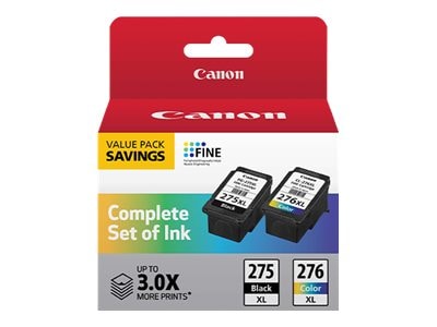 Canon PG-275 XL Black CL-276 XL Color Ink Cartridge Value Pack, 4981C008, 41382652, Ink Cartridges & Ink Refill Kits - OEM Canon PG-275 XL Black CL-276 XL Color Ink Cartridge Value Pack, 4981C008, 41382652, Ink Cartridges & Ink Refill Kits - OEM