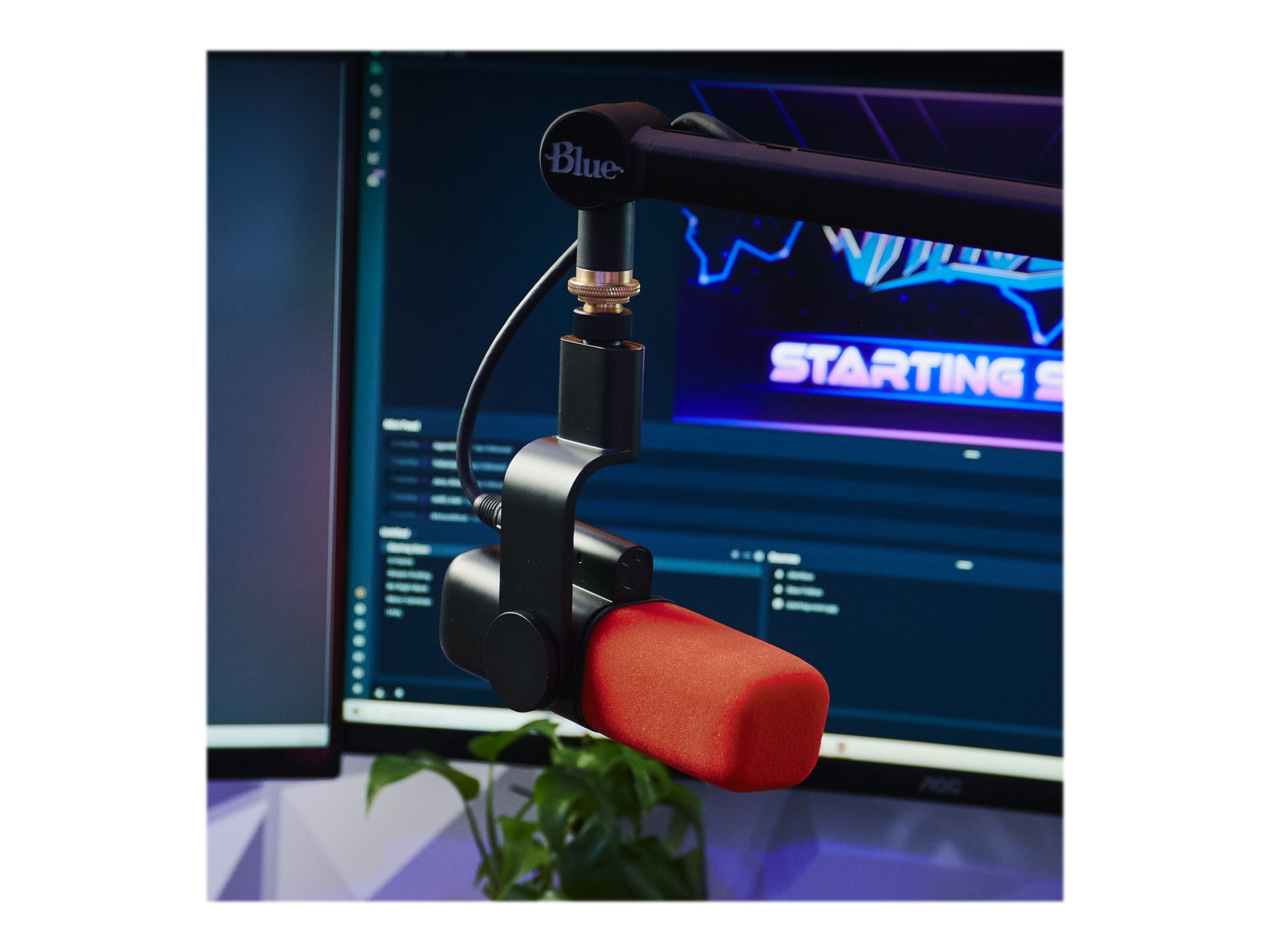 Creator-Oriented Microphone Lamps : Blue Sona