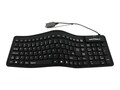 Seal Shield Seal Flex Washable Keyboard, Silicone Rubber, Flexible, Superior Tactile, SSF106, 8486640, Keyboards & Keypads
