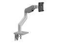 Humanscale M8.1 Single Monitor Arm, Angled Dynamic Links, 100x100mm VESA, Clamp Mount, Silver W Gray Trim, M81BTSC , 42011940, Stands & Mounts - Desktop Monitors Humanscale M8.1 Single Monitor Arm, Angled Dynamic Links, 100x100mm VESA, Clamp Mount, Silver W Gray Trim, M81BTSC , 42011940, Stands & Mounts - Desktop Monitors
