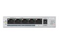 Zyxel 5-Port GbE PoE Switch w 60W, GS1005HP, 36579481, Network Switches