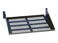 Tripp Lite SmartRack Cantilever Toolless Mount Fixed Shelf, 2U, 18d, 50lb Cap, SRSHELF2PTM, 18176733, Rack Mount Accessories