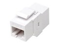 Intellinet 8P8C F F Cat6 Inline Coupler 568A 568B White, 505147, 16215292, Premise Wiring Equipment