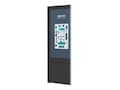 Chief Manufacturing ImpactFloor Mounted Kiosk, Portrait 49 Black, LF49UBP, 41219602, Digital Signage Kiosks & Kiosk Enclosures