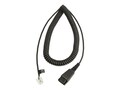 Jabra QD Cord w  Resistor, 8800-01-19, 34499647, Headphone & Headset Accessories