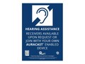 Listen Technologies Auri Assistive Listening Signage Kit, LA-308                        , 41909343, Tools & Hardware