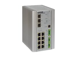 Comnet CNGE11FX3TX8MSPOE Main Image from Left-angle
