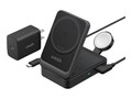 Anker MagGo 3-in-1 Qi2 15W Wireless Charging Station - Black, B2557J11-1, 41779585, Battery Chargers