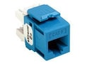 Leviton eXtreme Cat6 QuickPort Snap-In Connector, Blue, 61110-RL6, 8595117, Premise Wiring Equipment