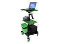 INDUSTRIAL LAPTOP CART, SMALL POWER PACKAGE W 480 WH SLA BATTERY (40 AH), LT504, 41656076, Computer Carts