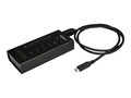 StarTech.com 4 Port USB C 5Gbps Mountable Metal USB Type-C Hub - 2C 5A - Self Power - BC 1.2, HB30C5A2CST, 34536698, USB & Firewire Hubs