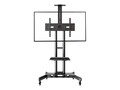 Atdec Height Adjustable Medium Range TV AV Cart w  Cable Management for 32-65 Displays up to 99lbs-Black, AD-TVC-45, 41519673, Stands & Mounts - Digital Signage & TVs Atdec Height Adjustable Medium Range TV AV Cart w  Cable Management for 32-65 Displays up to 99lbs-Black, AD-TVC-45, 41519673, Stands & Mounts - Digital Signage & TVs