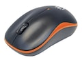 Manhattan USB Success Wireless Optical Mouse, 3 Buttons, Orange Black, 179409, 32259818, Mice & Cursor Control Devices