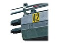 Panduit Vinyl Outdoor Number, 8, 1.5h, Black on Yellow, 10 Page, 5-Pack, PVL100BY-8-Y, 36050384, Tools & Hardware