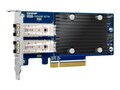 Qnap Dual-Port SFP+ 10GbE PCIe 3.0 x8 Card, QXG-10G2SF-X710, 41700515, Network Adapters & NICs