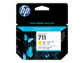 HP 711 (CZ136A) 29-ml Yellow Original Ink Cartridges (3-pack), CZ136A, 14736529, Ink Cartridges & Ink Refill Kits - OEM
