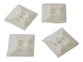 StarTech.com Self-adhesive Nylon Cable Tie Mounts, 100-Pack, HC102, 4792818, Cable Accessories