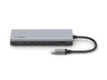 Belkin 7-Port USB-C Hub w  2xUSB-A, 1xUSB-C, 1x4K HDMI, 1xSD Reader, 1xMicroSD Reader, 1x3.5mm Audio - Gray, AVC009FQSGY-V2                , 41974055, Docking Stations & Port Replicators