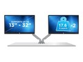 Mount-It! Dual Monitor Desk Mount w  USB Ports for 17-32 Displays, MI-2762, 41593420, Stands & Mounts - Desktop Monitors