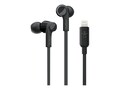 Belkin SoundForm Wired In-Ear Earbuds Headphones w  Mic and Lightning Connector - Black , G3H0001BTBLK, 37540764, Earphones