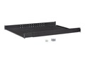 Kendall Howard 4-Point Adjustable Shelf, Vented, 1U, 1906-3-008-01, 9888000, Rack Mount Accessories
