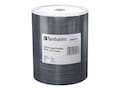 Verbatim 16x 4.7GB White Inkjet Hub Printable DVD-R Media (100-pack Tape Wrap), 97016, 10361820, DVD Media